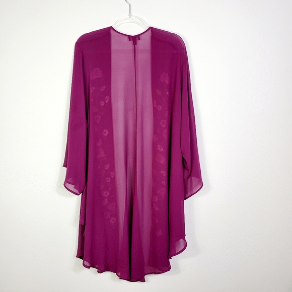 TORRID EMBROIDERED FLORAL DUSTER - Picture 2 of 7